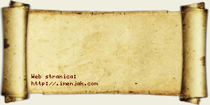 Tijana Maksić vizit kartica